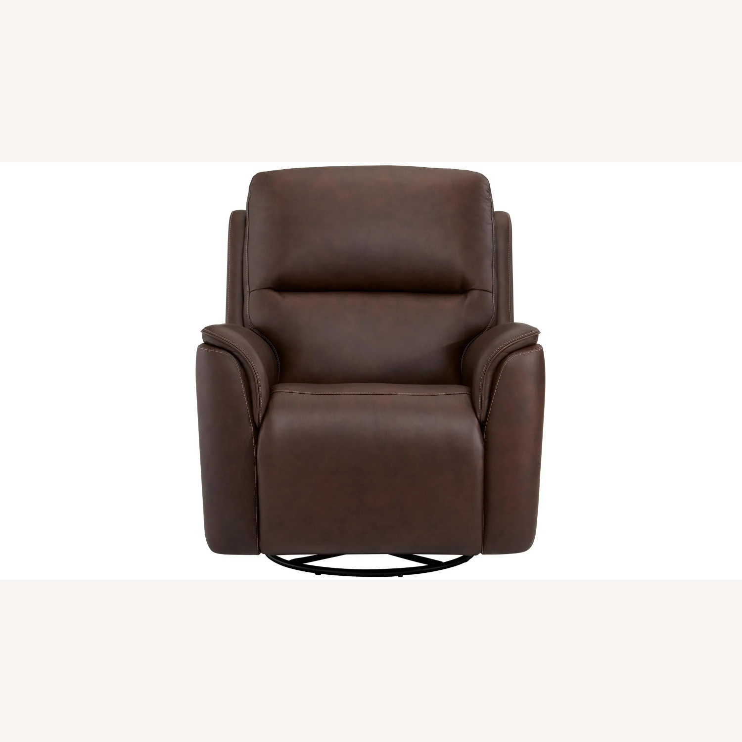 Raymour & Flanigan Henrick Leather Recliner - image-4