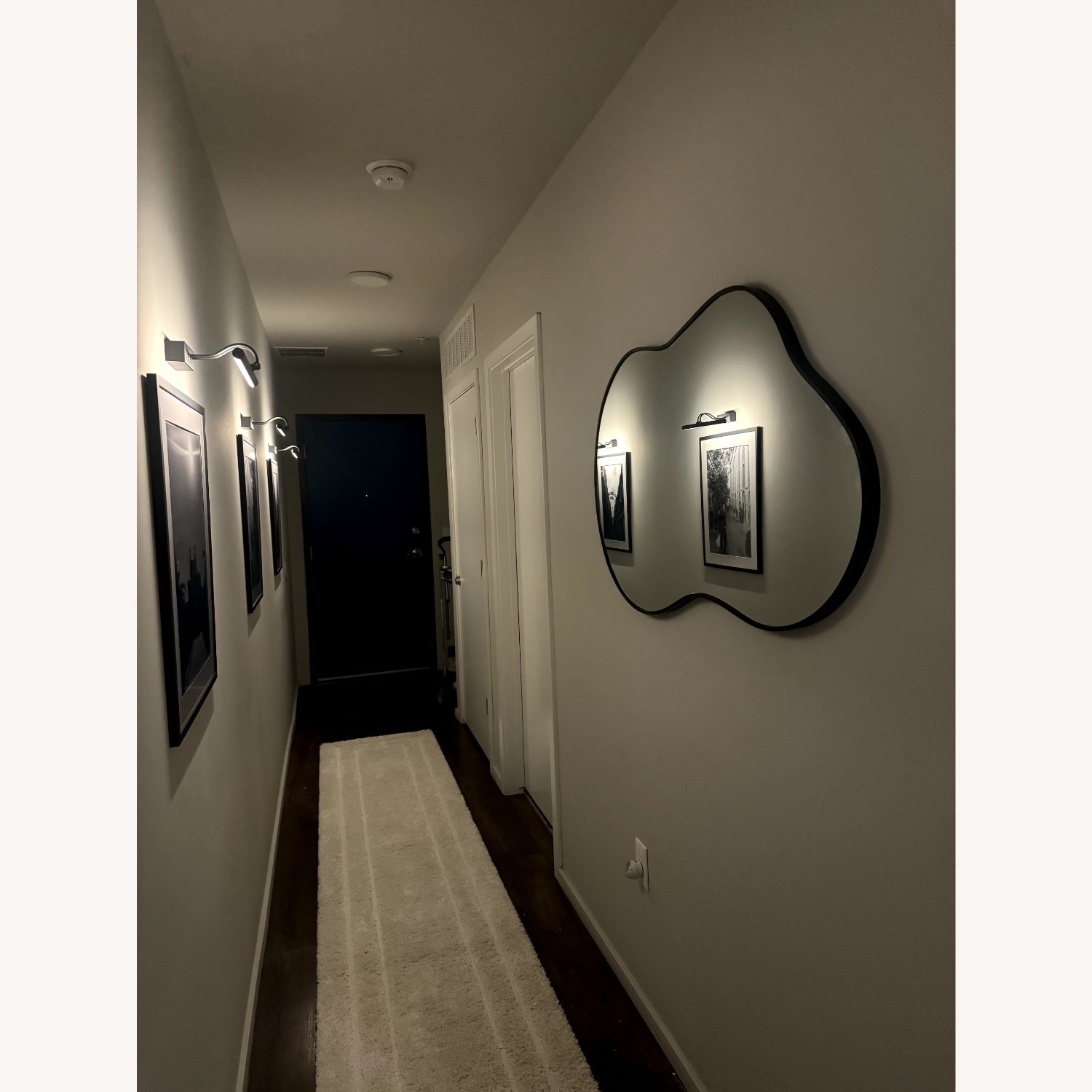 White Runner Rug 2.3' x 11' - image-4