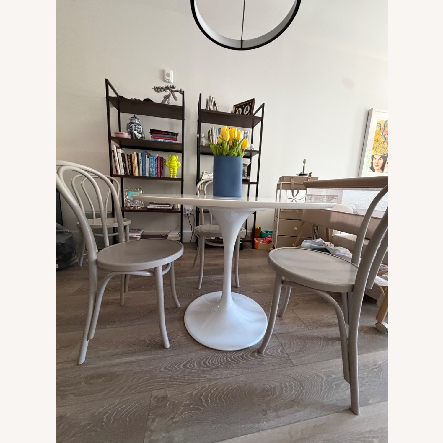 Rove Concepts White Lacquer Dining Table - image-1