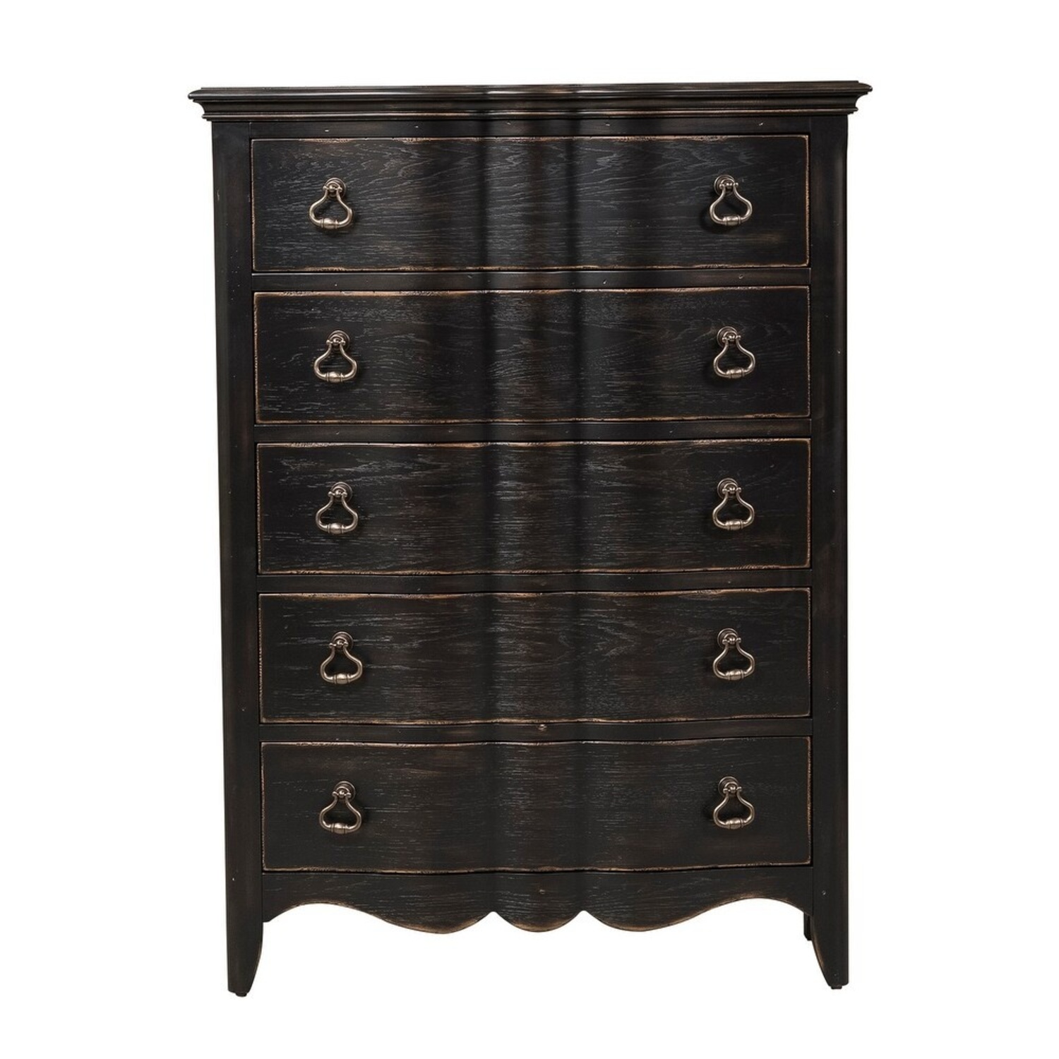 Raymour & Flanigan Black Wood Dresser - image-5
