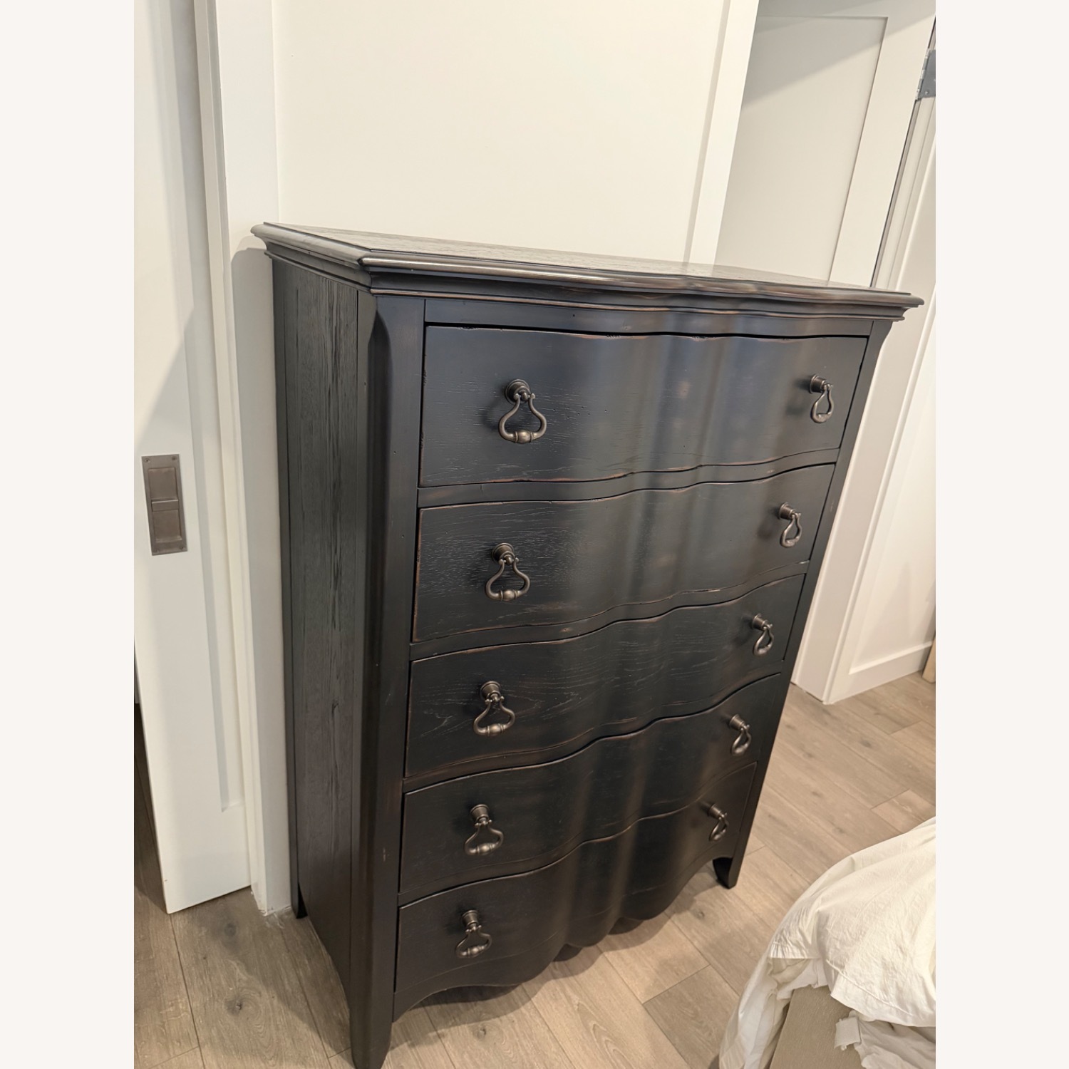 Raymour & Flanigan Black Wood Dresser - image-2