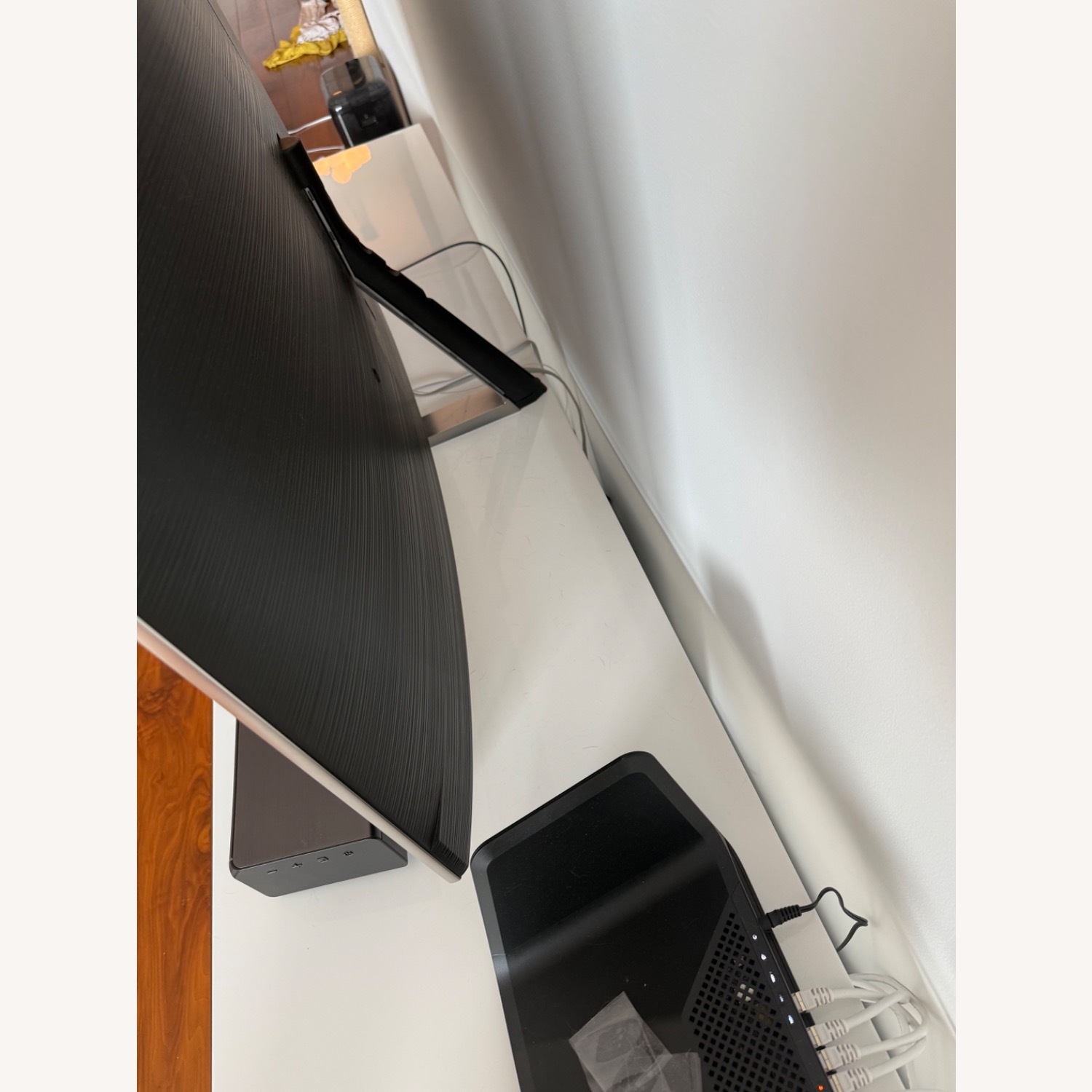 CB2 Chill 80" White High-Gloss Media Console - image-6