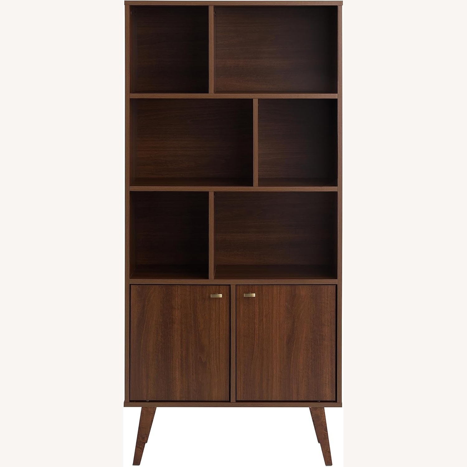 Prepac Manufacturing Dark Brown Wood Bookcase - image-3