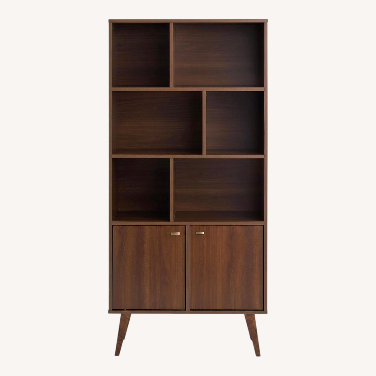 Prepac Manufacturing Dark Brown Wood Bookcase - image-0