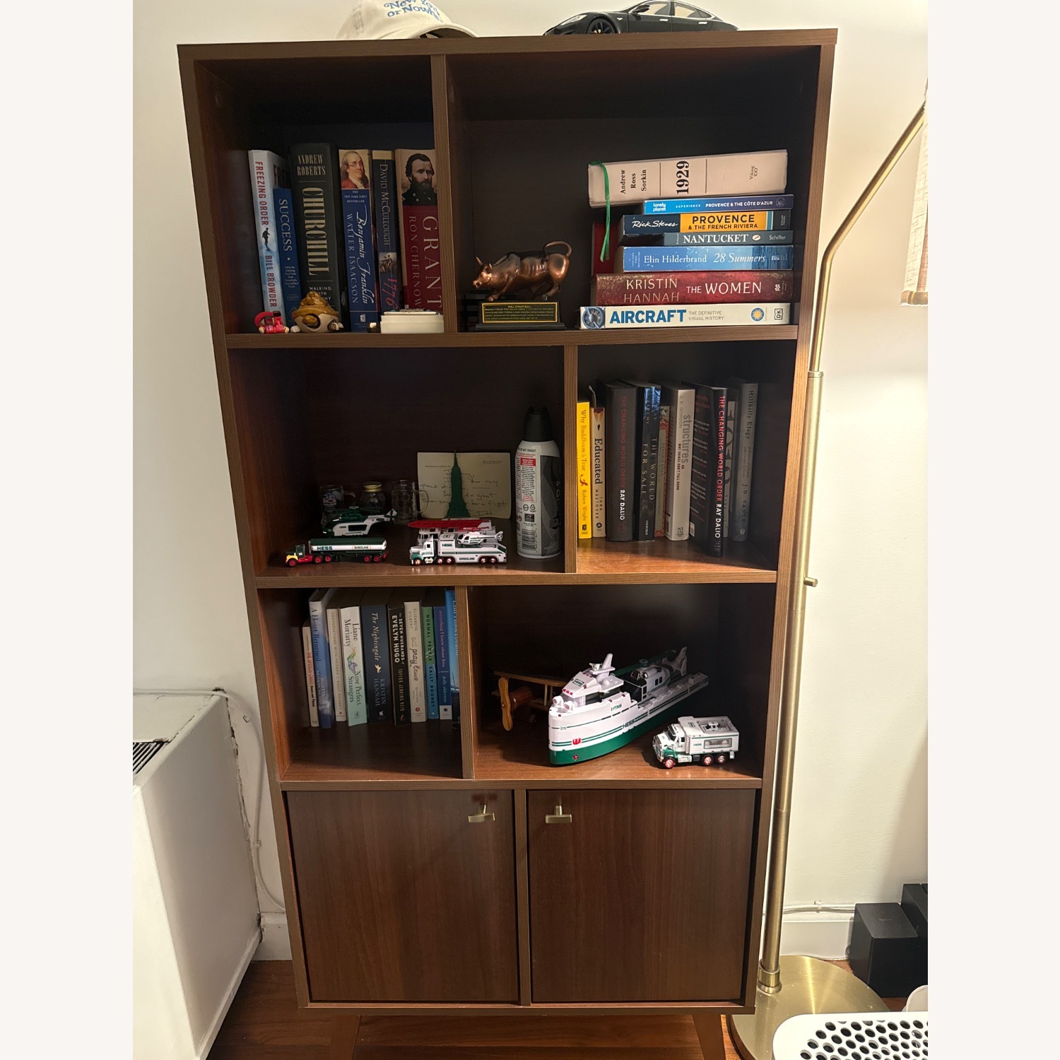 Prepac Manufacturing Dark Brown Wood Bookcase - image-1