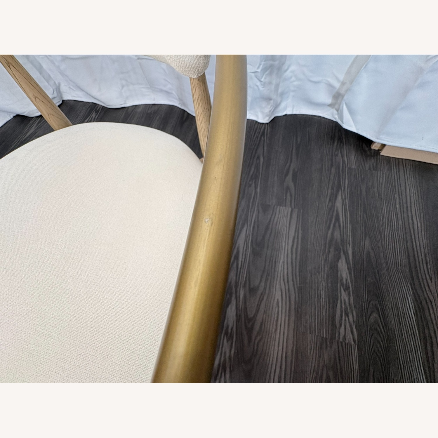 Restoration Hardware Arno Fabric Dining Chairs Complete Set of 6 - image-11