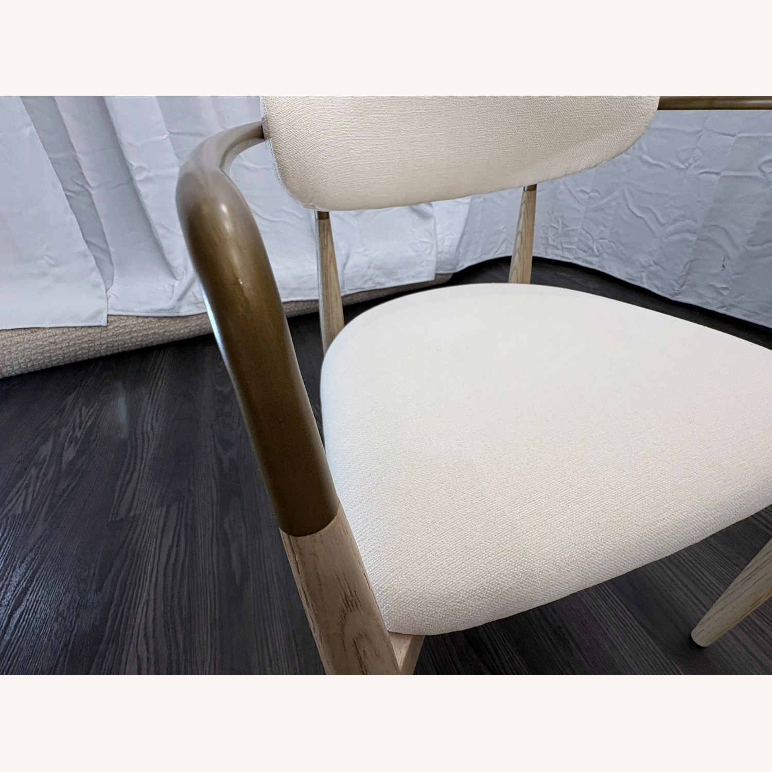 Restoration Hardware Arno Fabric Dining Chairs Complete Set of 6 - image-9