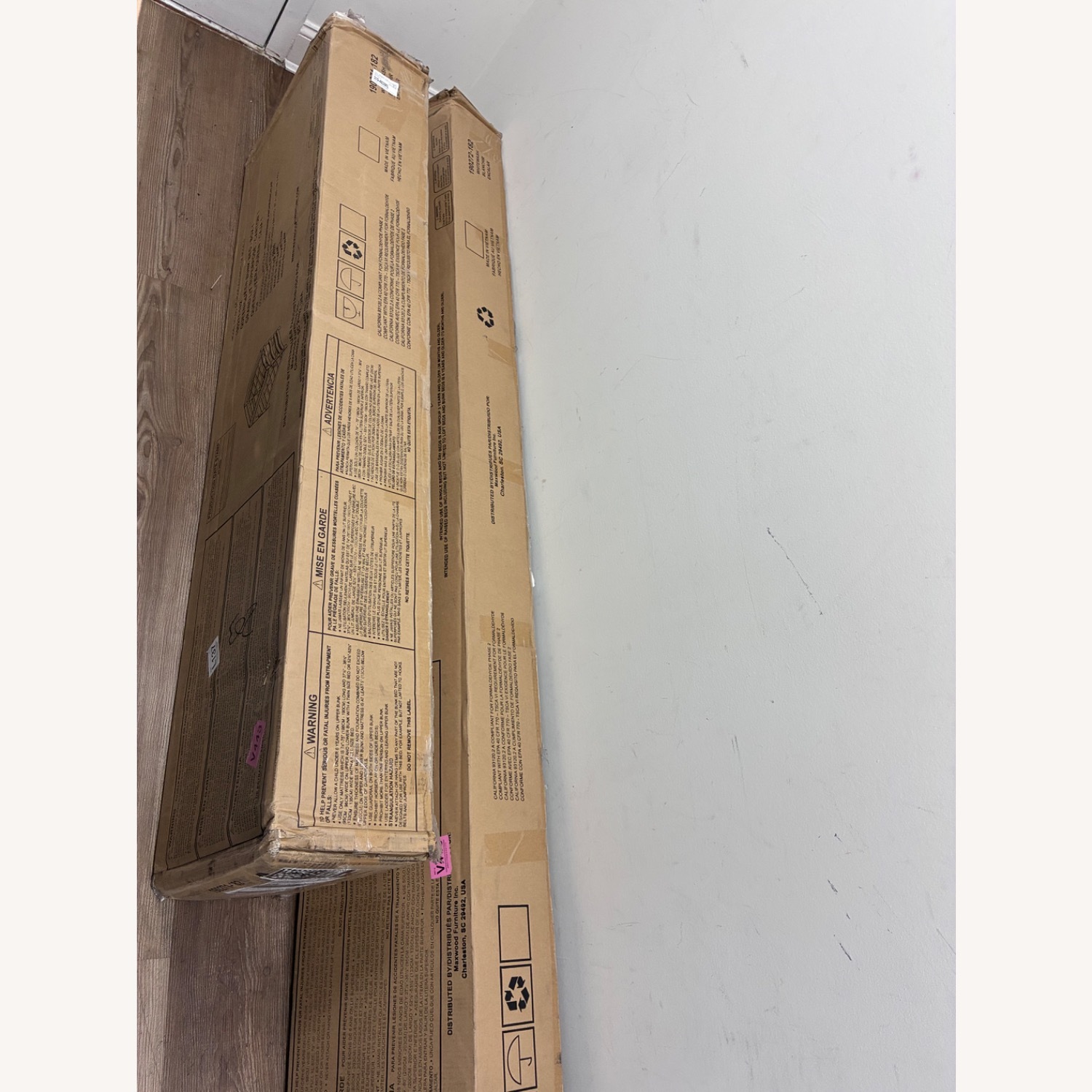 Wayfair Viv & Rae White Wood Bunk Bed - image-3