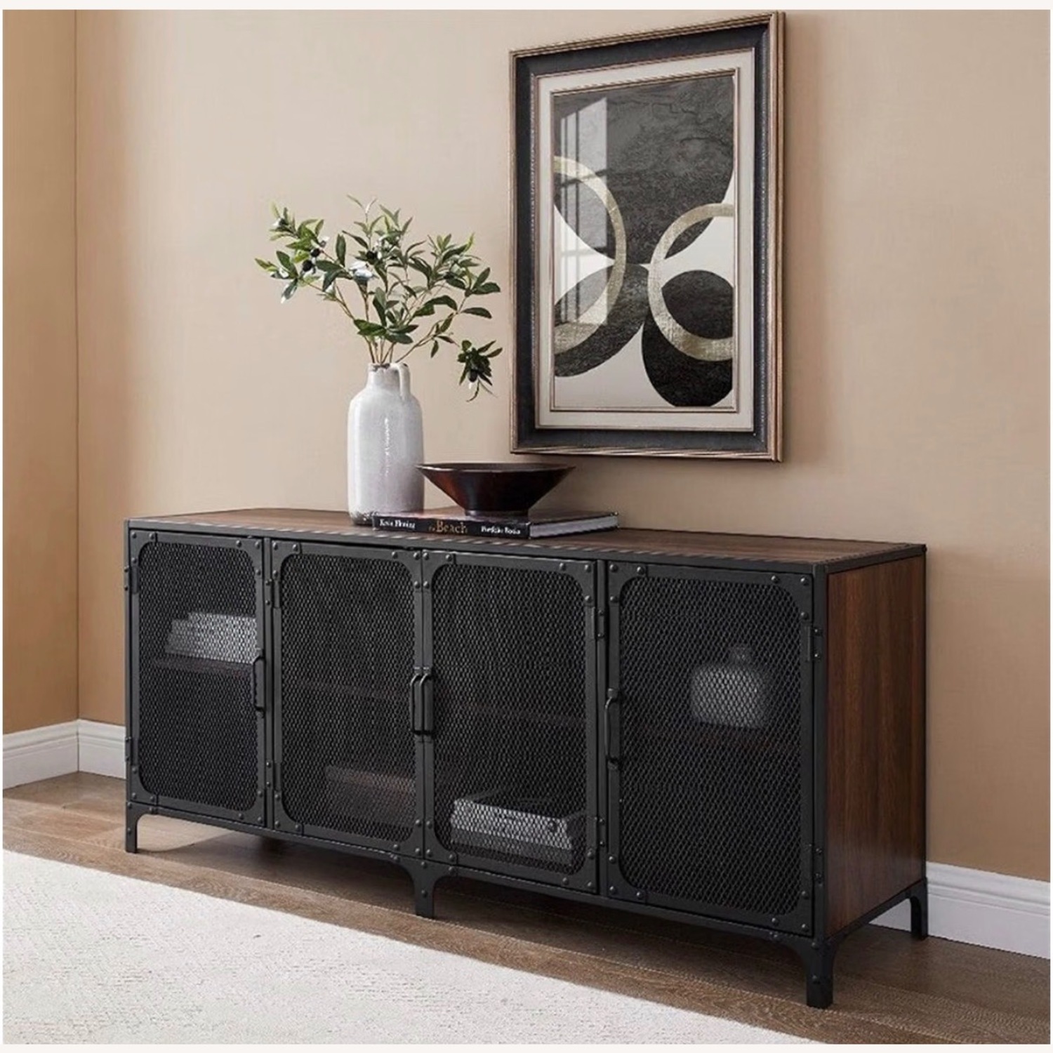 ENGENDER Black Metal Media Storage - image-3