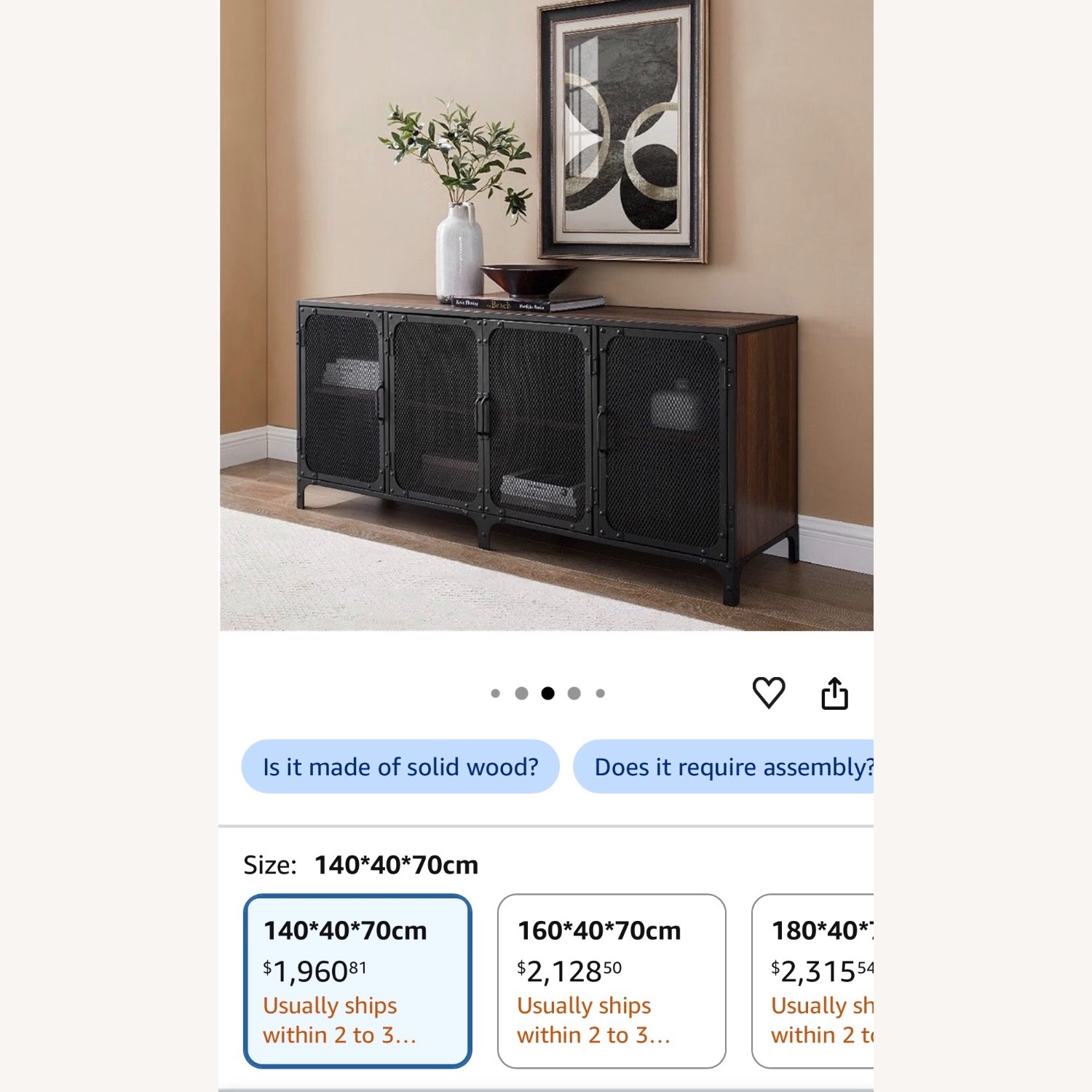 ENGENDER Black Metal Media Storage - image-8