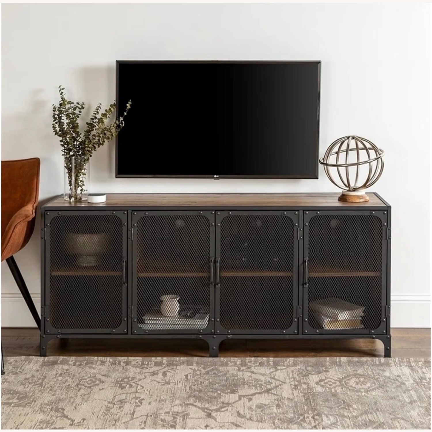 ENGENDER Black Metal Media Storage - image-5