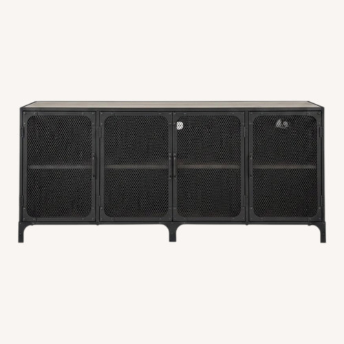 Used ENGENDER Black Metal Media Storage for sale on AptDeco
