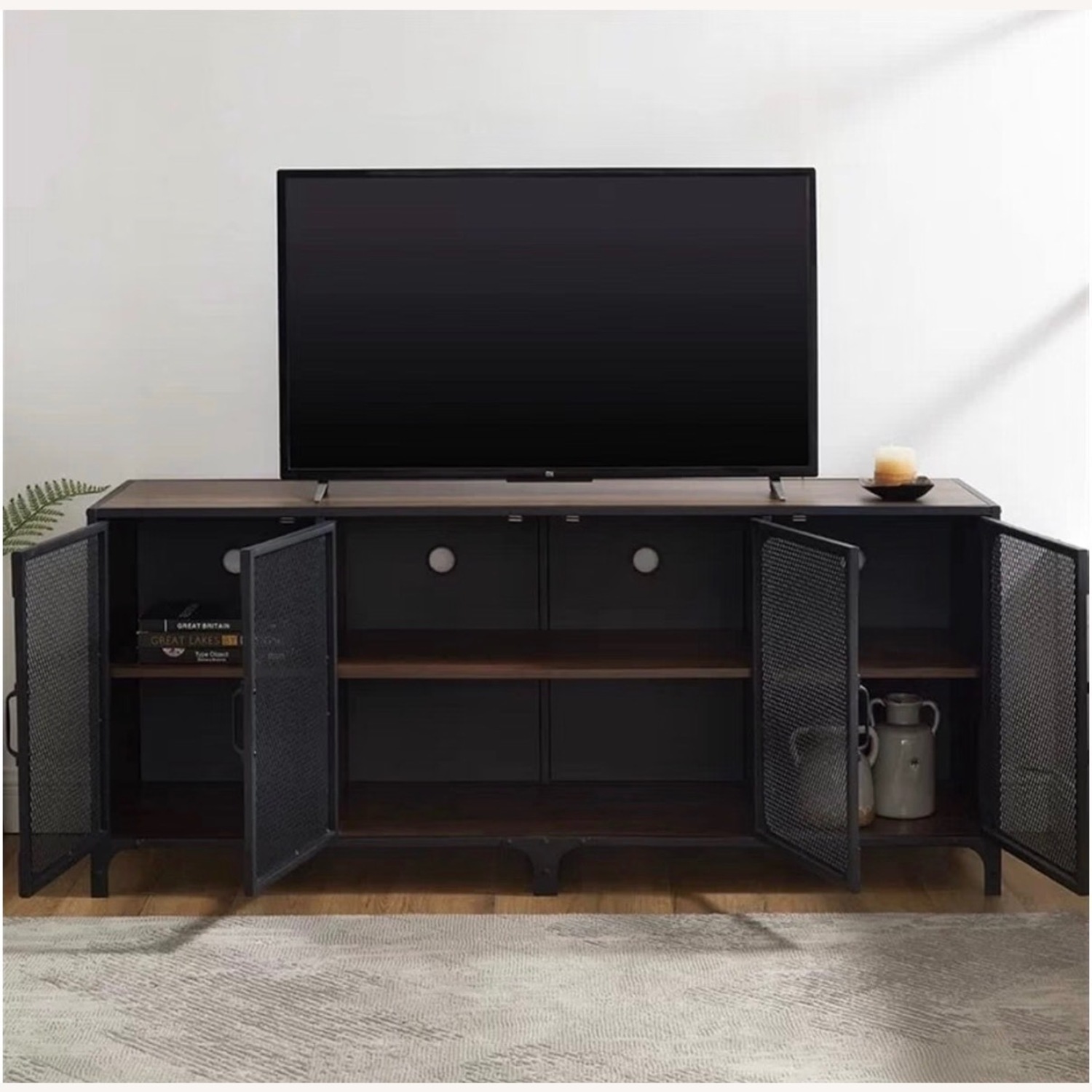 ENGENDER Black Metal Media Storage - image-6