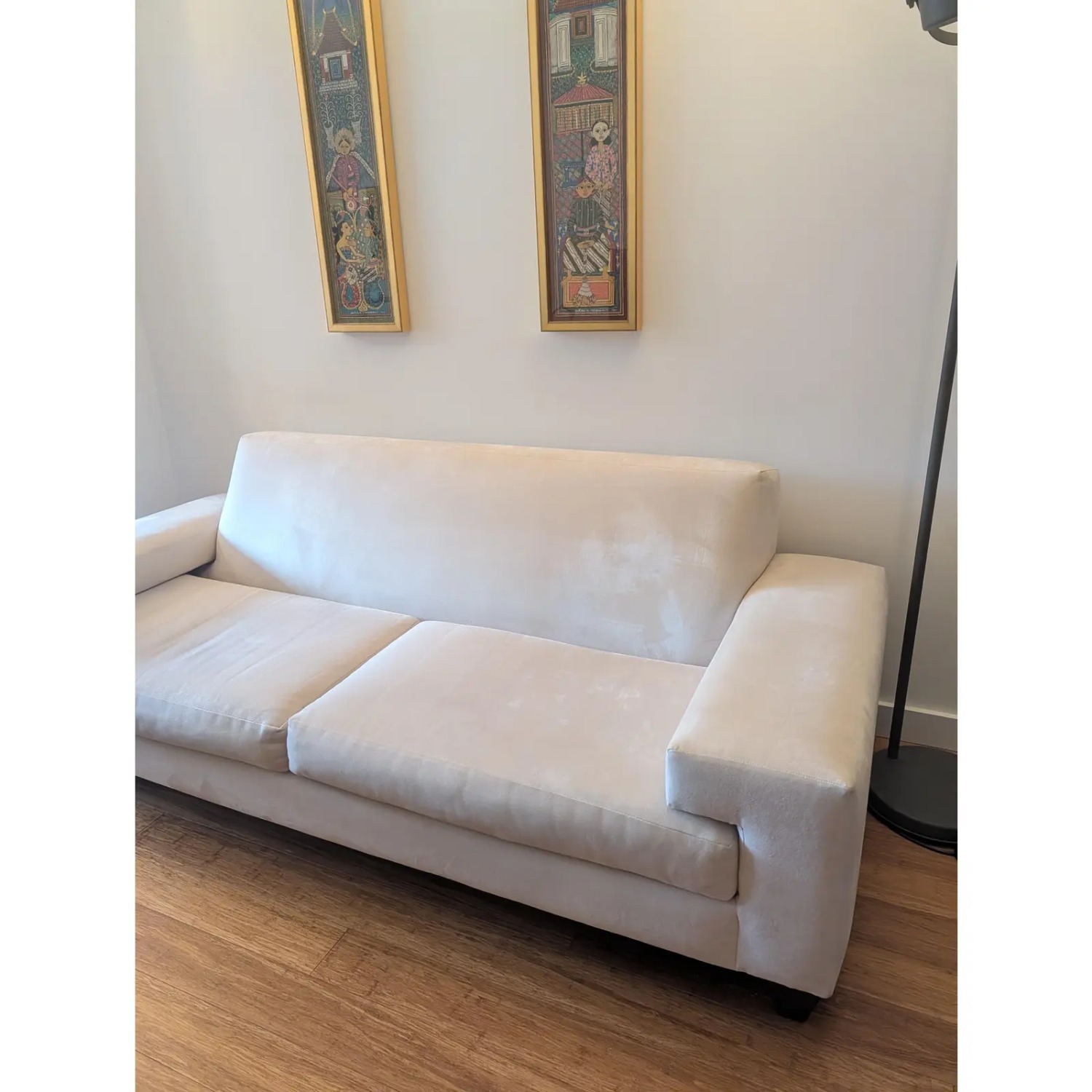 Natural Microsuede 3+ Seater Sofa - image-2