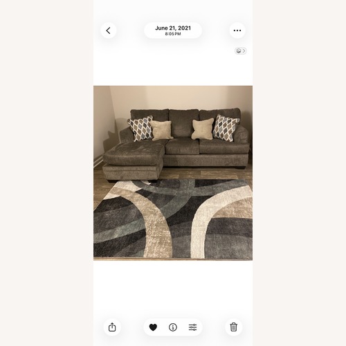Used Ashley Furniture Dark Gray Stonemeade Sofa for sale on AptDeco