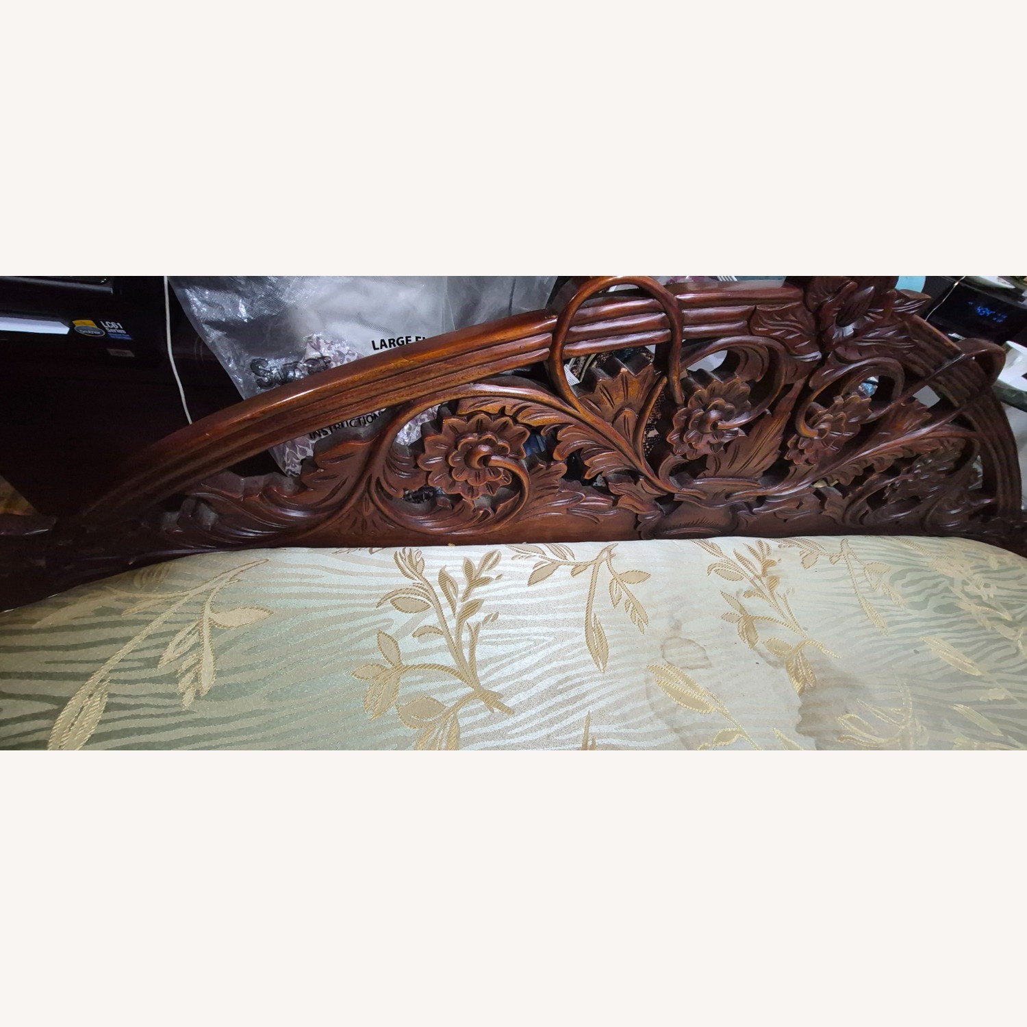 Vintage/Antique Finds Dark Brown 3+ Seater Sofa - image-2