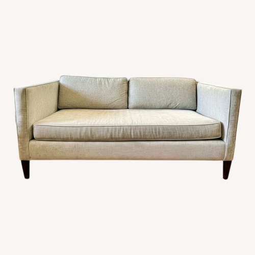 Used Edward Wormley Taupe Tuxedo Arm Sofa for sale on AptDeco