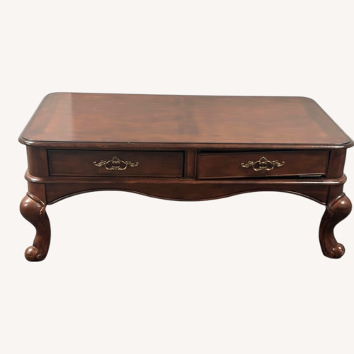 Used Durable Wooden Long Table and Side Table for sale on AptDeco