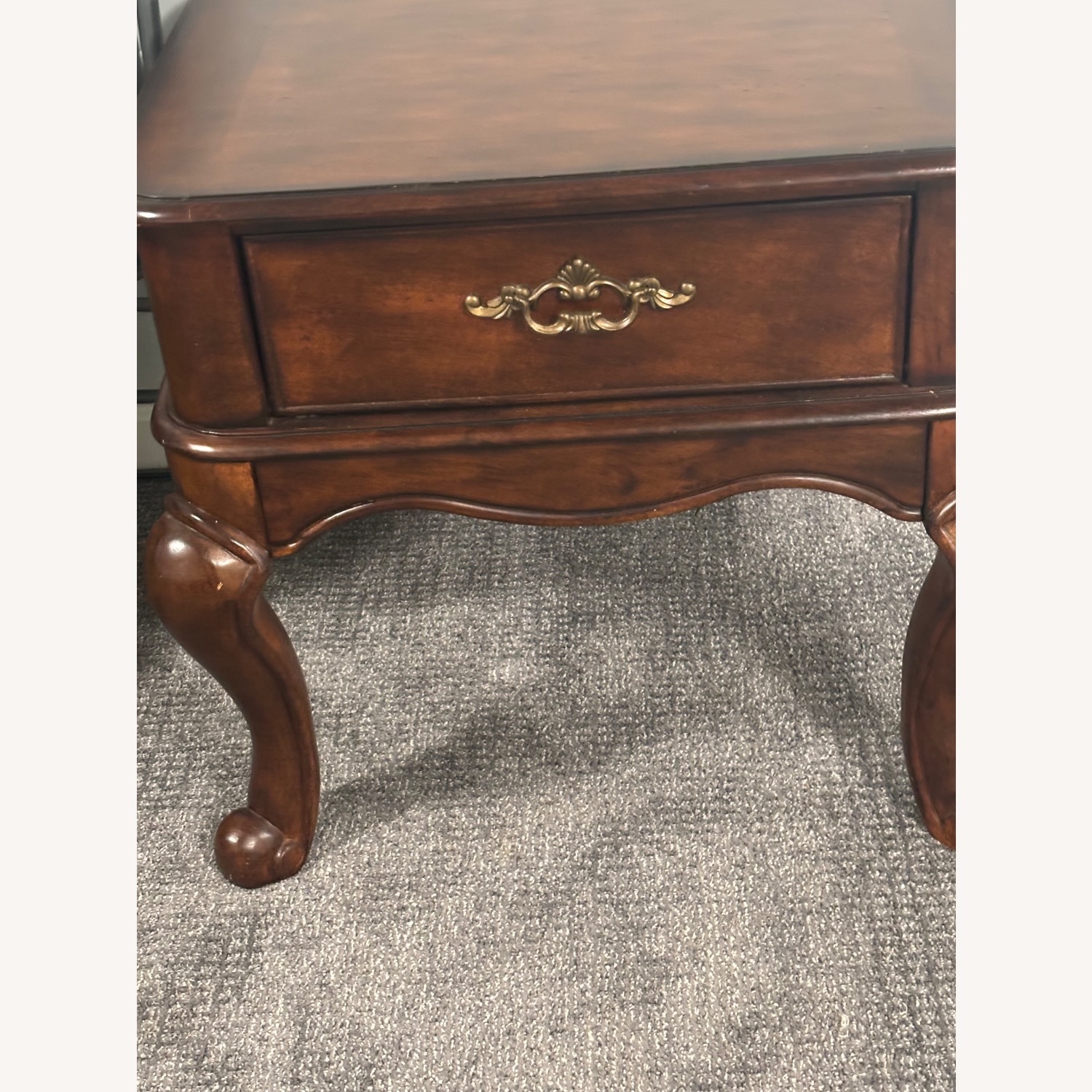Durable Wooden Long Table and Side Table - image-1