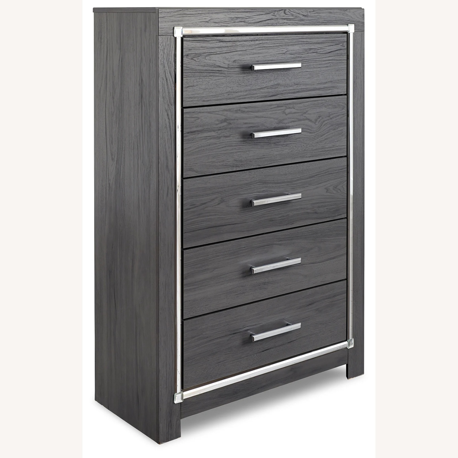 Ashley Furniture Lodanna Light Gray Wood Dresser - image-6
