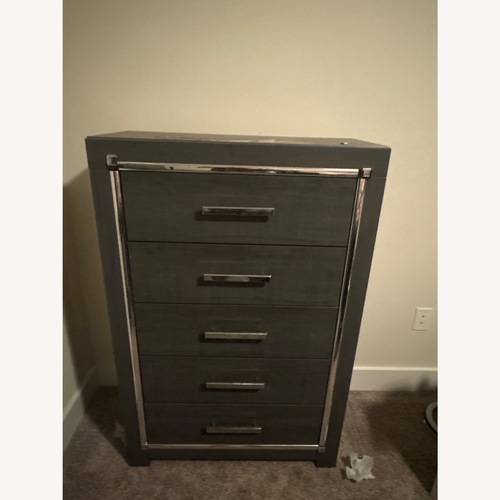 Used Ashley Furniture Lodanna Light Gray Wood Dresser for sale on AptDeco