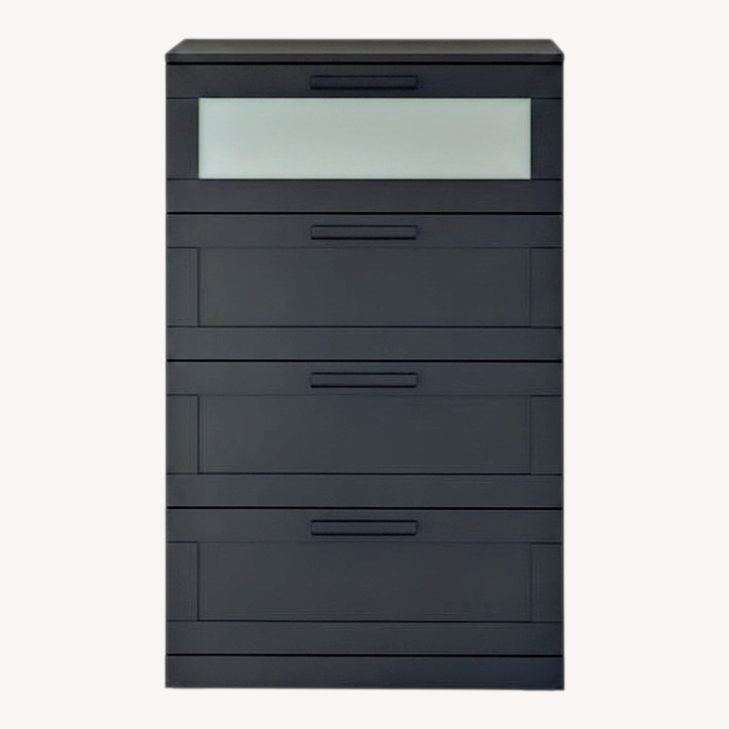 IKEA Brimnes 4 Drawer Black Dresser - image-0