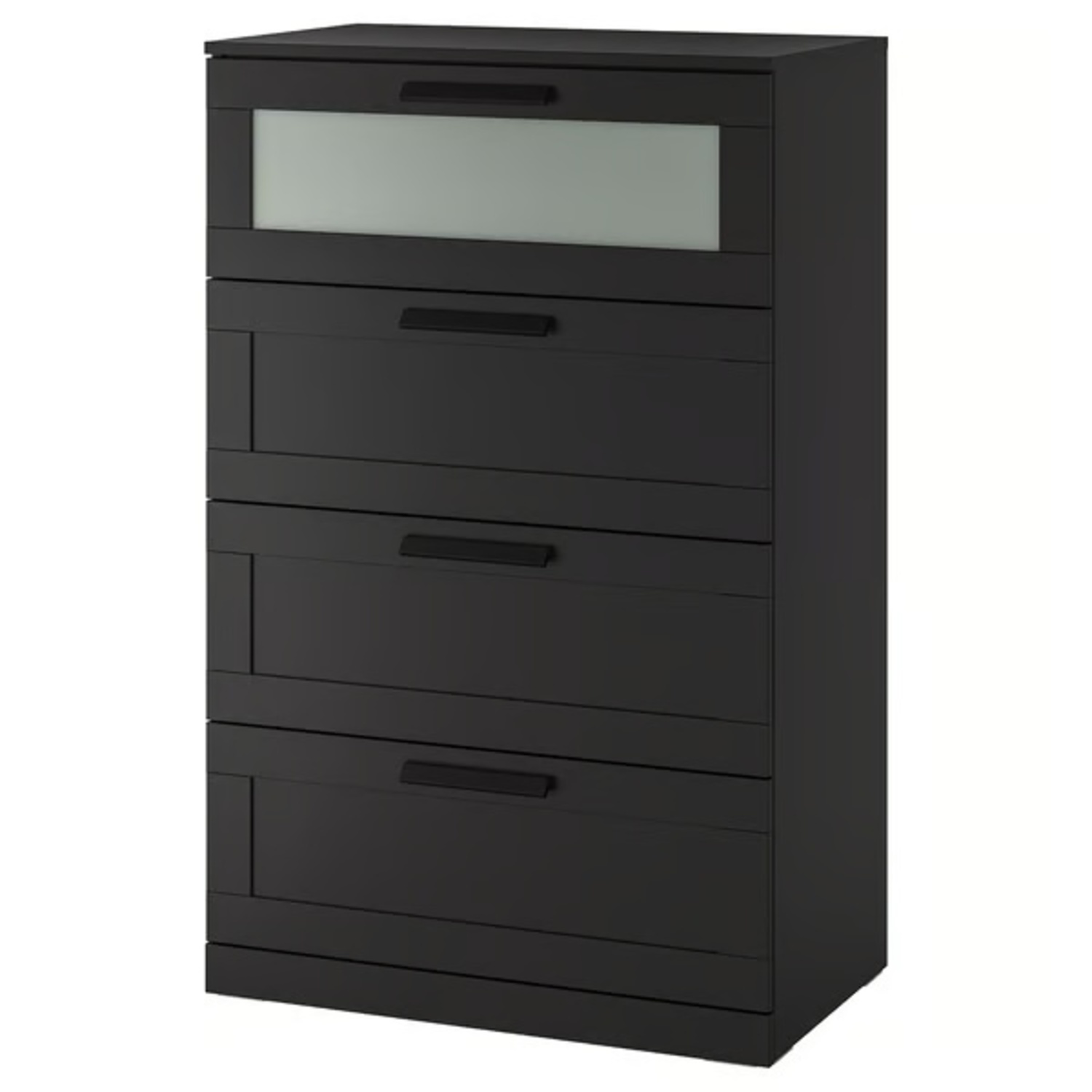IKEA Brimnes 4 Drawer Black Dresser - image-6