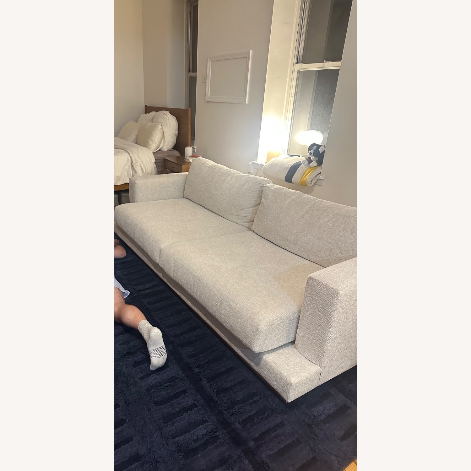 Crate & Barrel Tidal Natural 3+ Seater Sofa - image-4