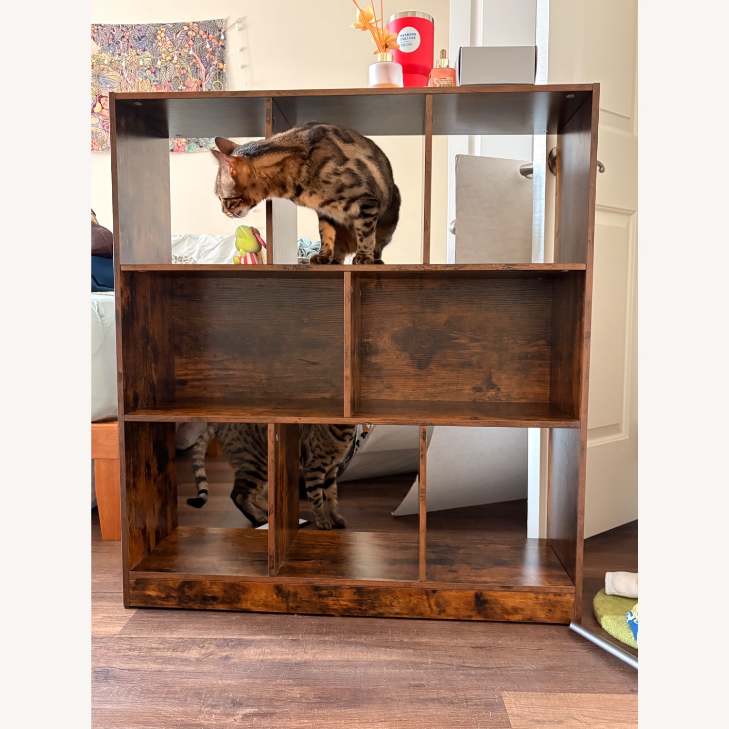 Pottery Barn Dark Brown Wood Bookcase - image-4