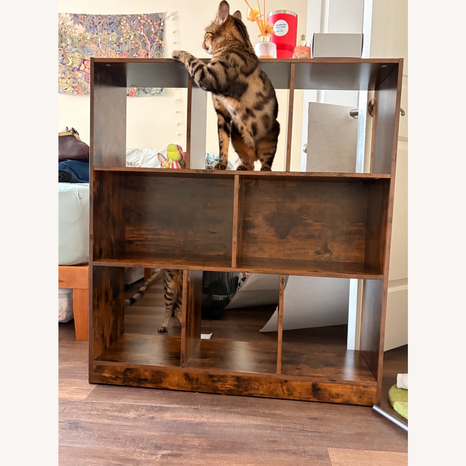 Pottery Barn Dark Brown Wood Bookcase - image-7