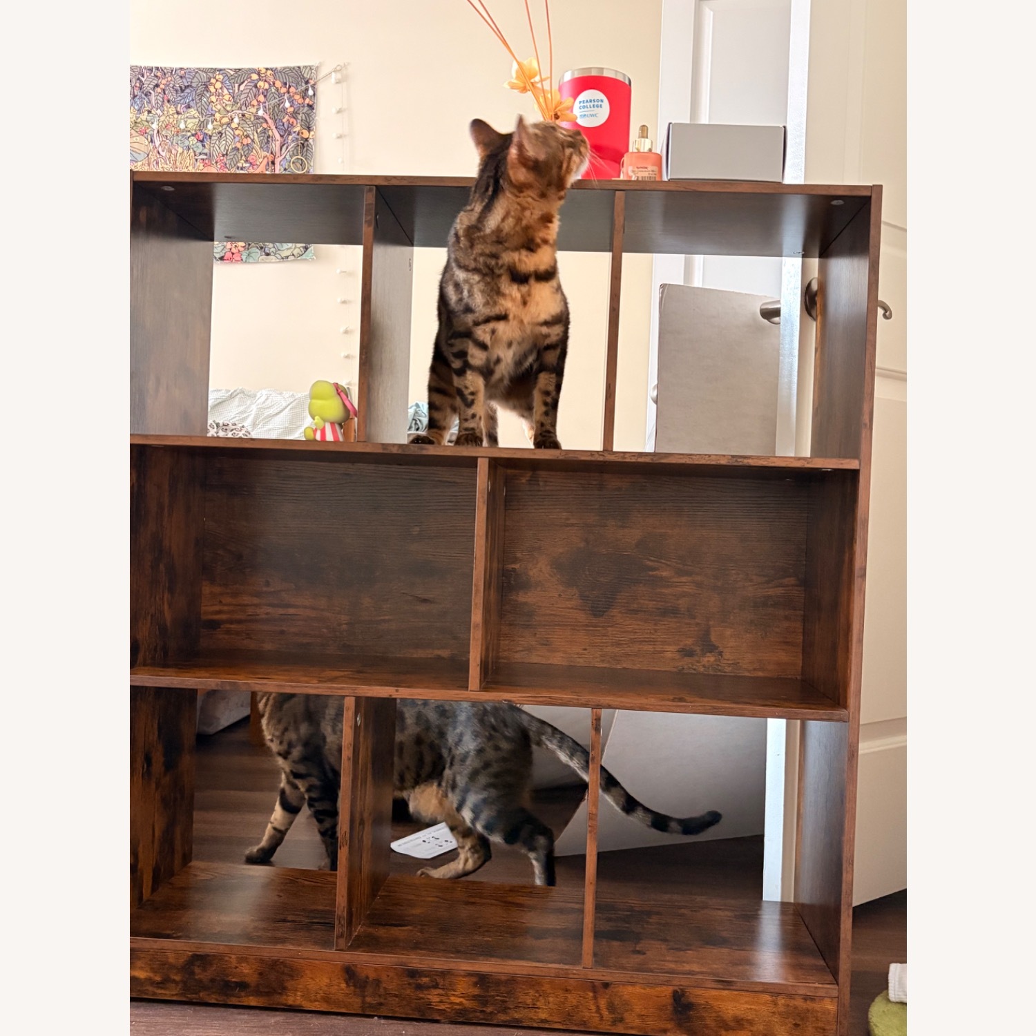 Pottery Barn Dark Brown Wood Bookcase - image-2