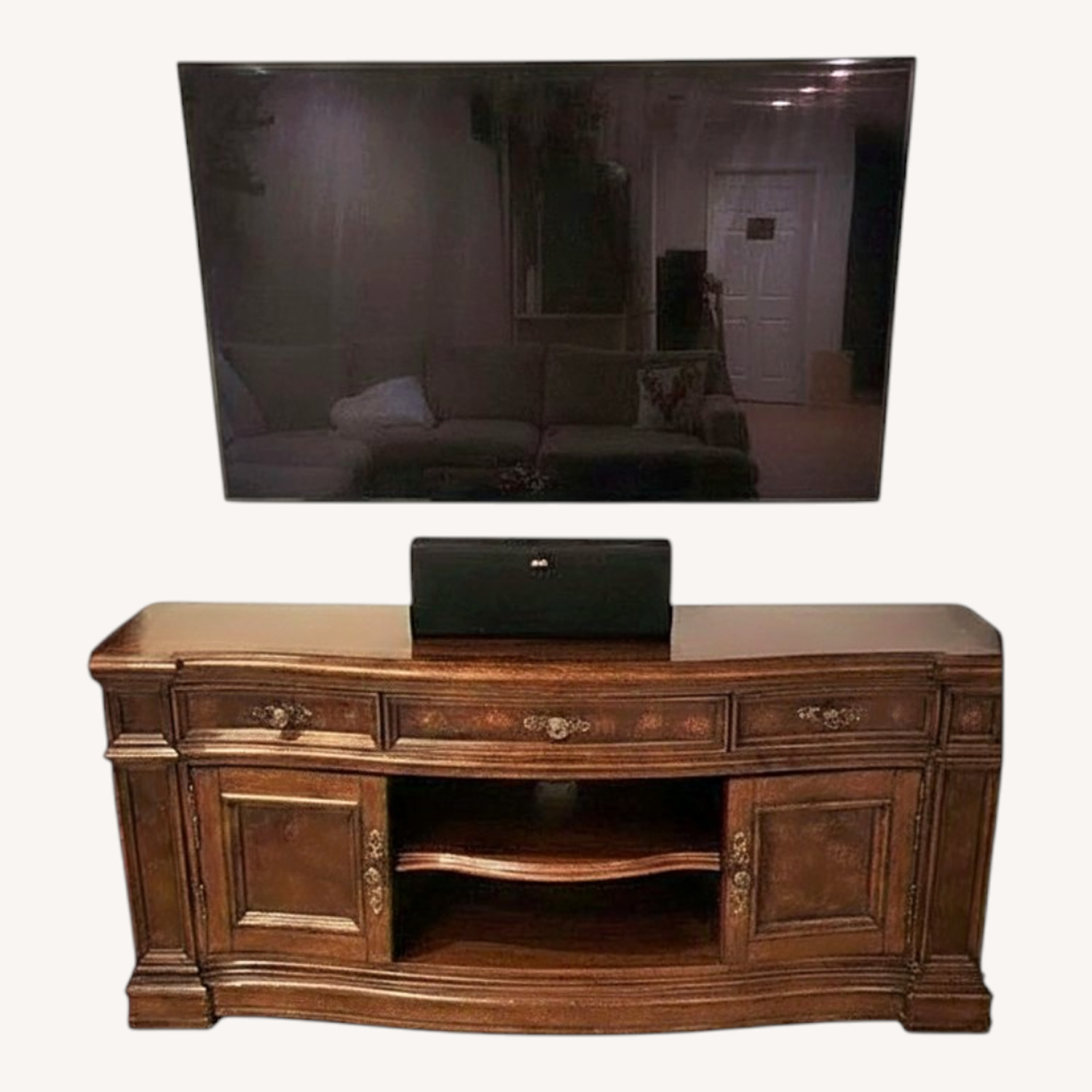 Schnadig Dark Brown Media Storage - image-0