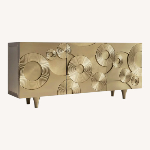 Used Bernhardt Kintore Gold Brass Sideboard for sale on AptDeco