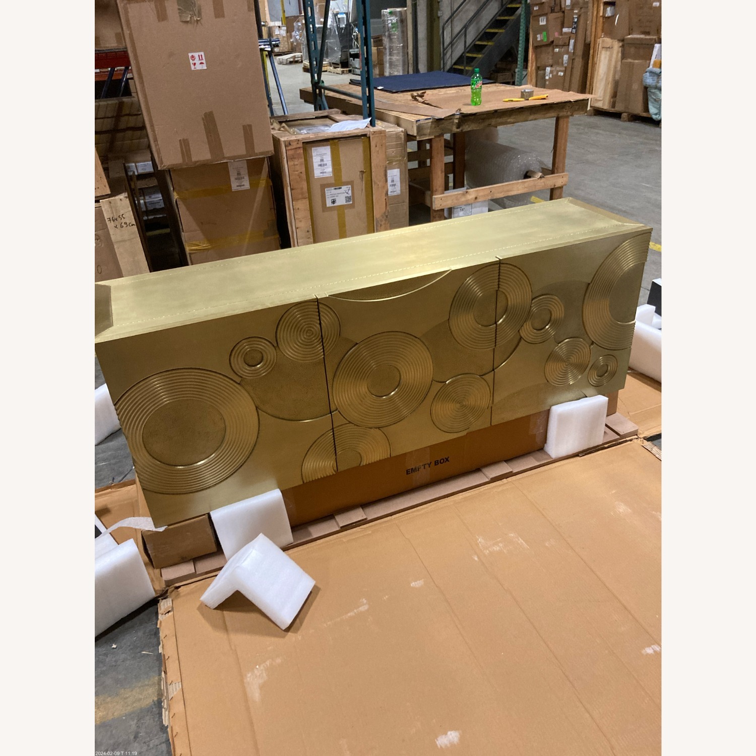 Bernhardt Kintore Gold Brass Sideboard - image-4