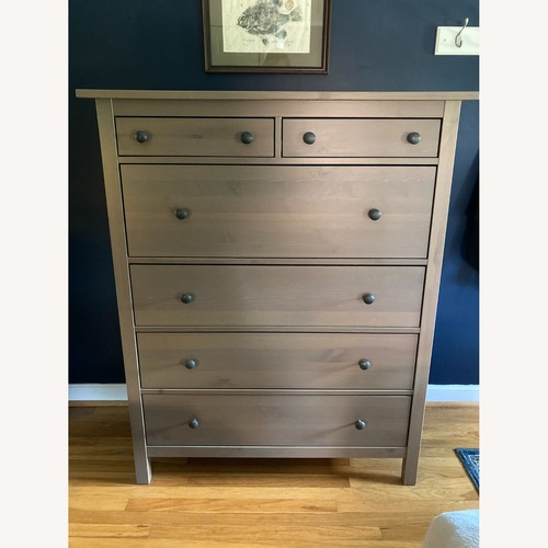 Used IKEA Hemnes Dark Gray Wood Dresser for sale on AptDeco