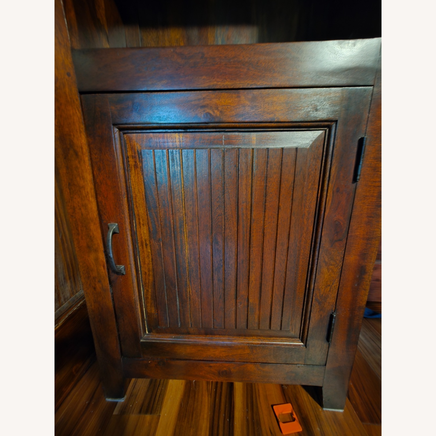 Dark Brown Wood Bookcase - image-3