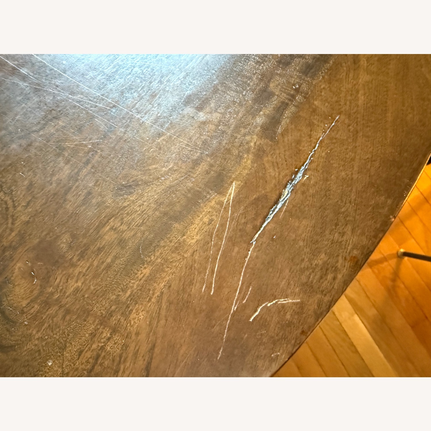 West Elm Reclaimed Wood Pedestal Dining Table (54") - image-4