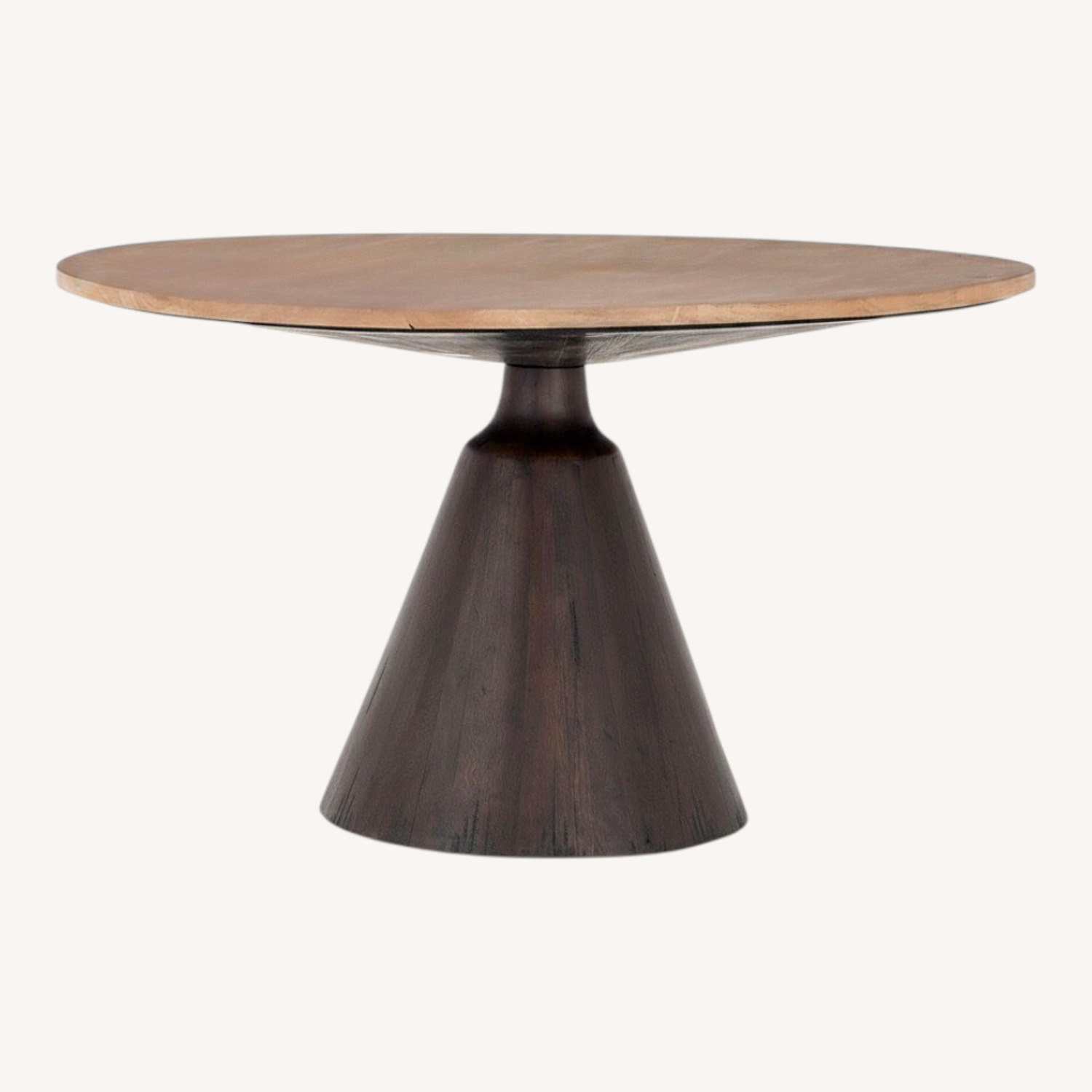 West Elm Reclaimed Wood Pedestal Dining Table (54") - image-0