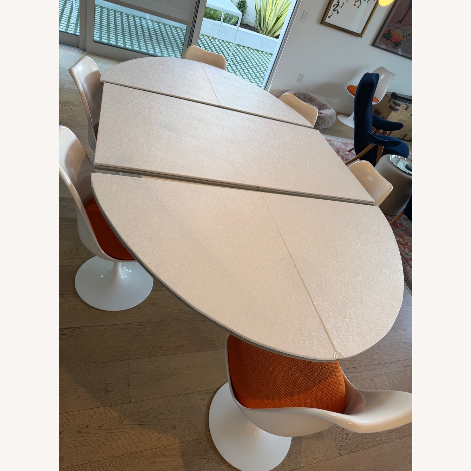 Knoll Saarinen White Wood Dining Table - image-1