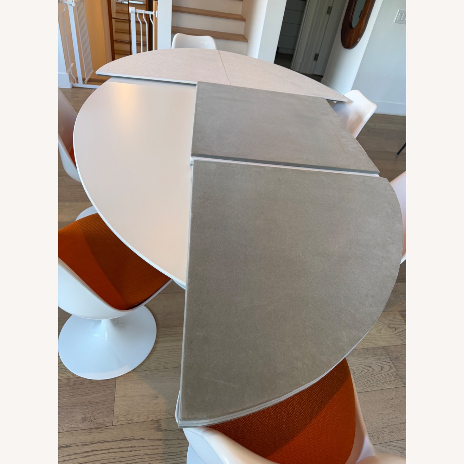 Knoll Saarinen White Wood Dining Table - image-5