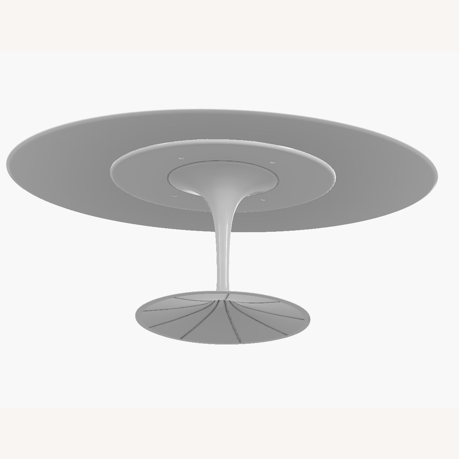 Knoll Saarinen White Wood Dining Table - image-4