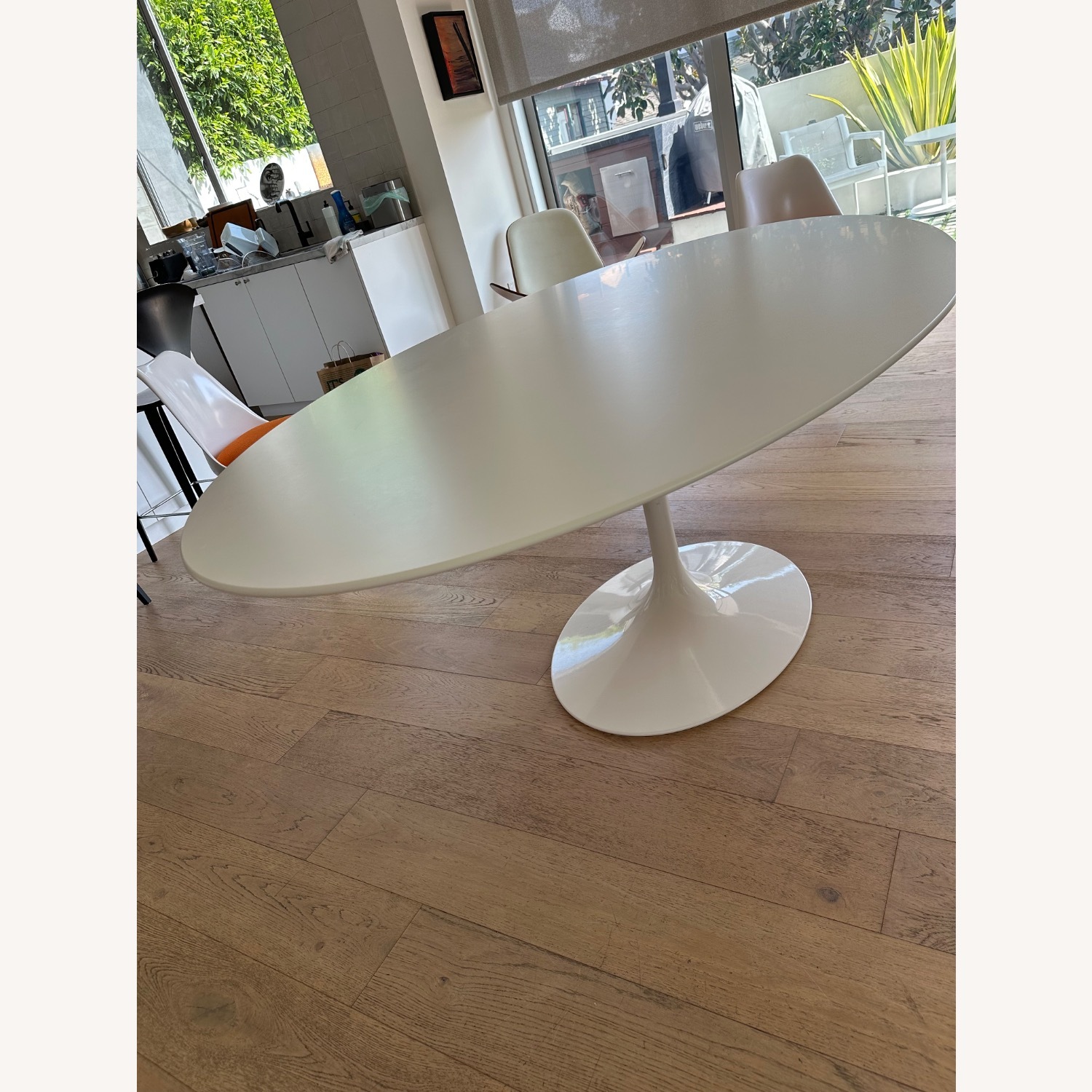 Knoll Saarinen White Wood Dining Table - image-2