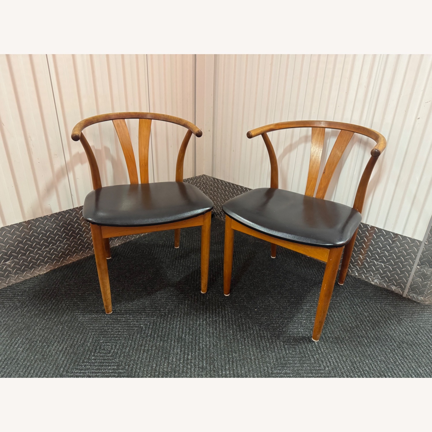 Vintage/Antique Finds Dark Brown Dining Chairs - image-4