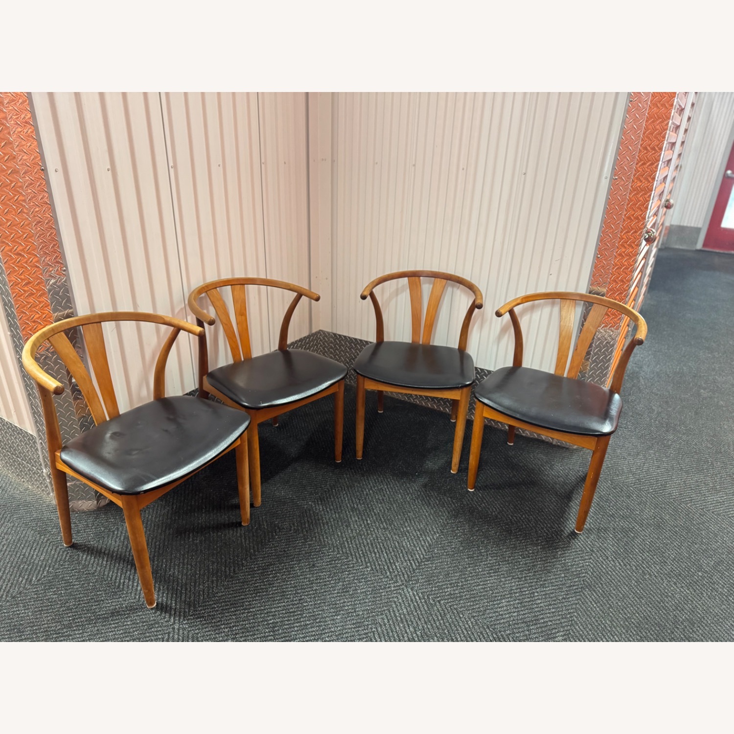Vintage/Antique Finds Dark Brown Dining Chairs - image-2