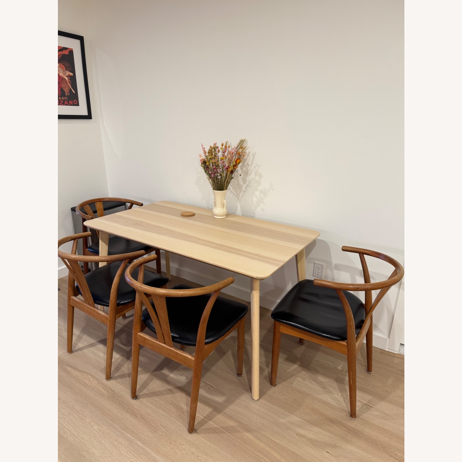 Vintage/Antique Finds Dark Brown Dining Chairs - image-3
