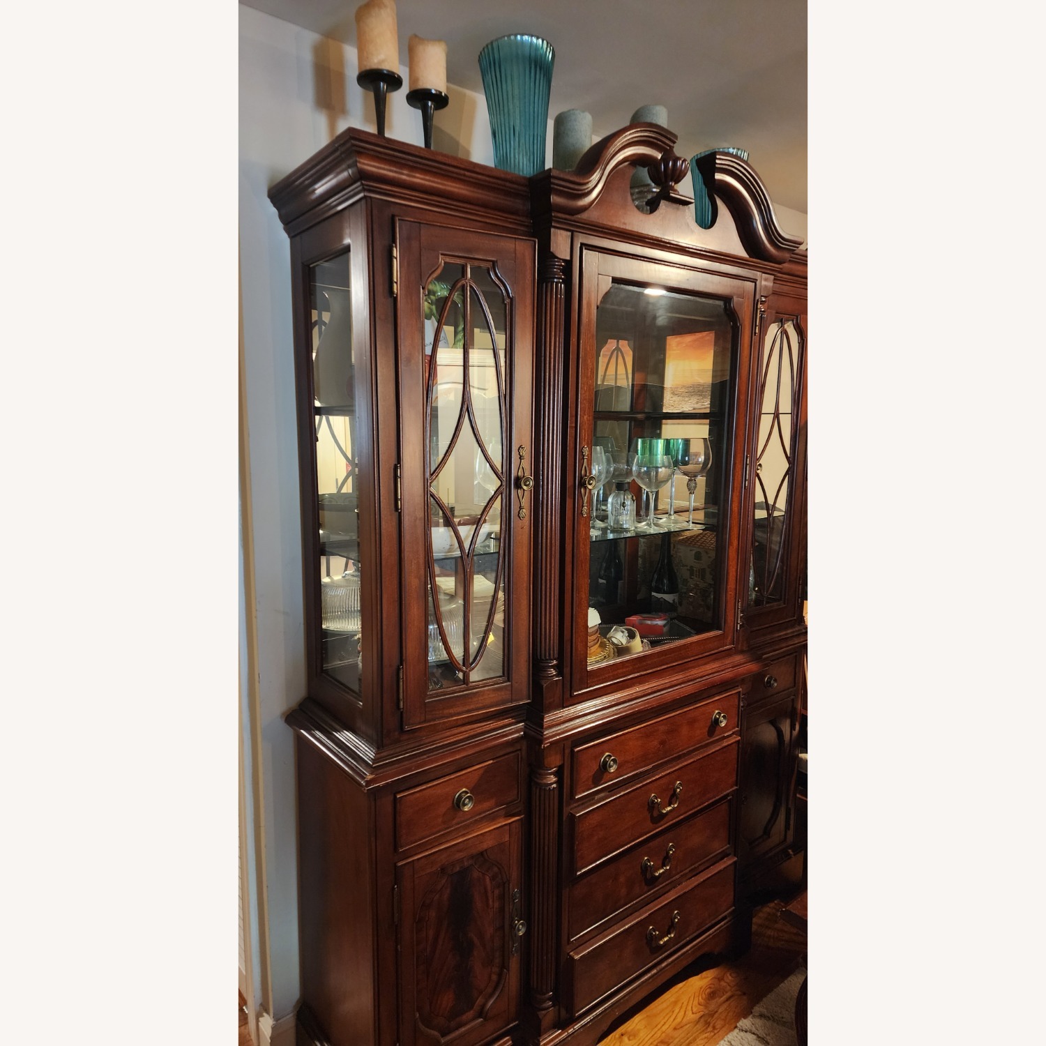 Havertys China Cabinet Wall Unit - image-2