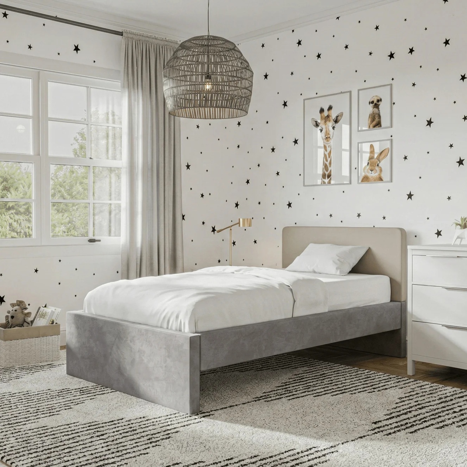 Soho Bed Natural Cotton Twin Bed - image-4