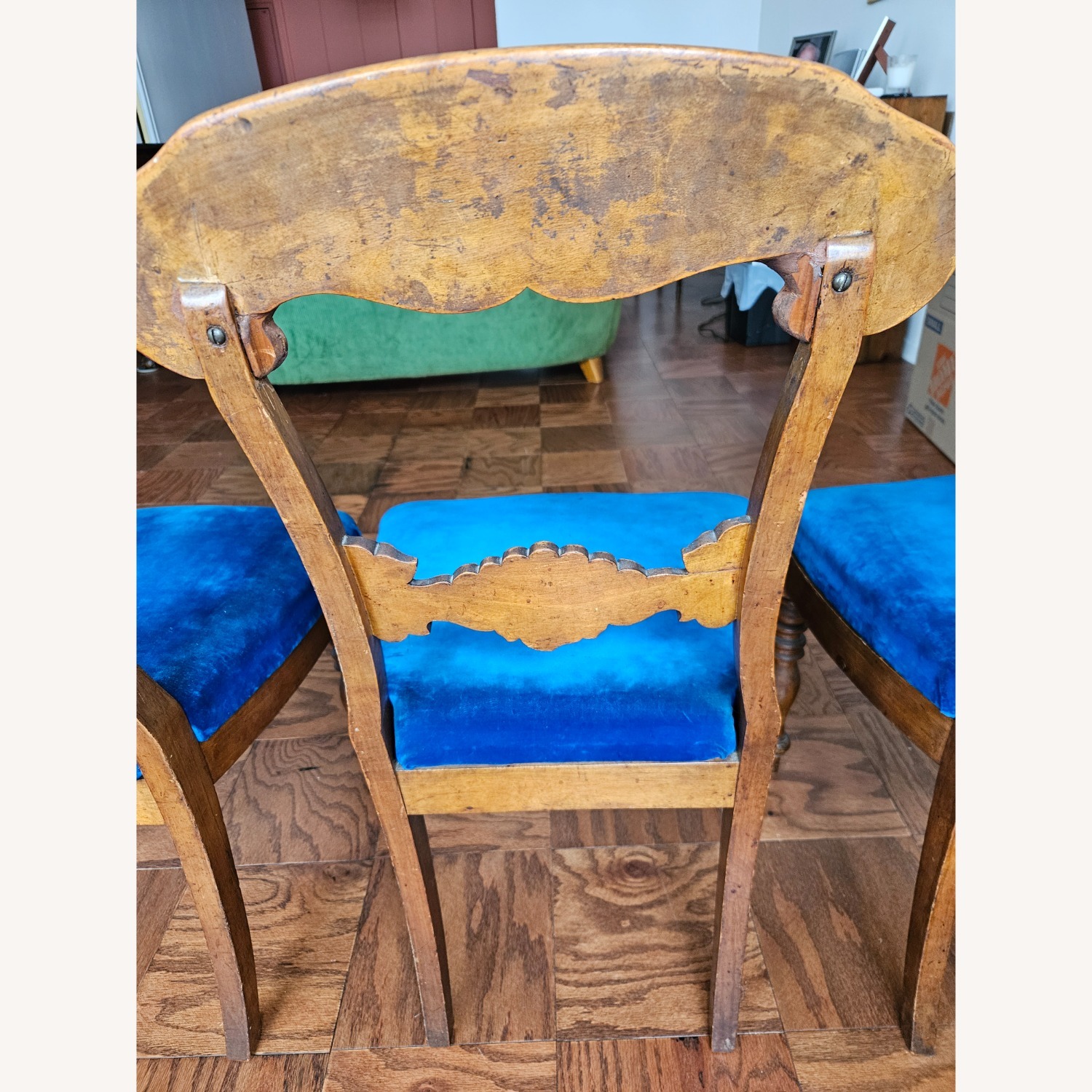 Vintage/Antique Finds Wood Dining Chairs - image-5