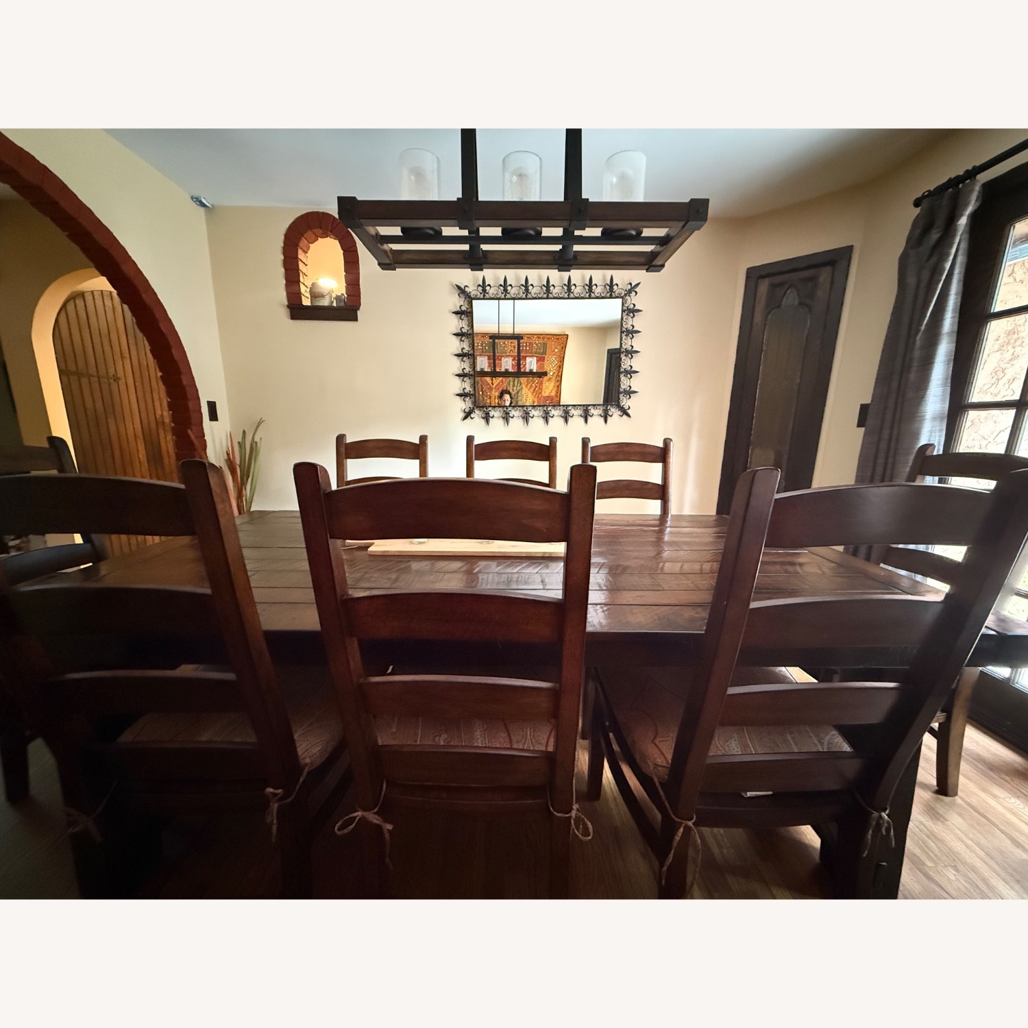 Pottery Barn Benchright Wood Dining Set - image-2