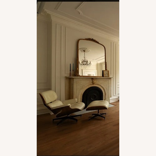Used Herman Miller White Eames Lounge Chair and Ottoman for sale on AptDeco